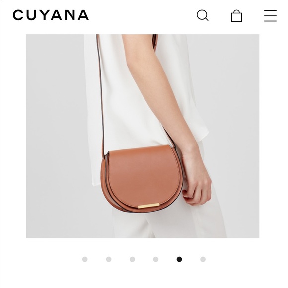 NEW 💝 CUYANA Mini Saddle Bag Caramel - Picture 13 of 16